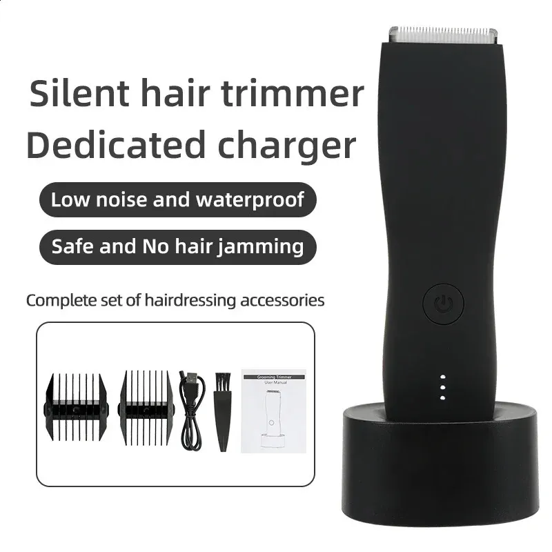 Professional Hair Clipper Rechargeable Beard Trimmer Cutting Machine Electric Shaver For Body Shaving Safety Razor 240403