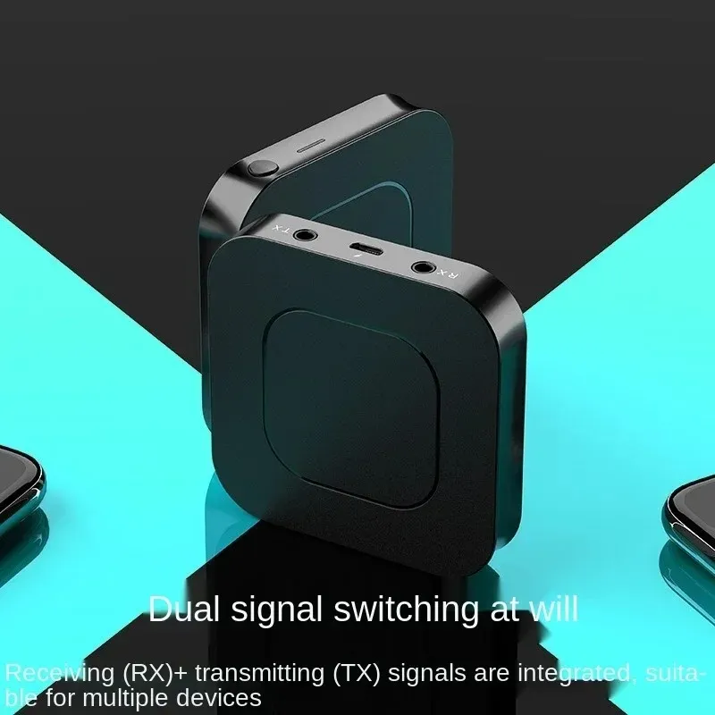 جهاز استقبال Bluetooth ومرسله اثنين في واحد 5.0 محول 3.5 مم الصوت بلوتوث الصوت 10 ميجابت في الثانية محول جهاز إرسال مستلم
