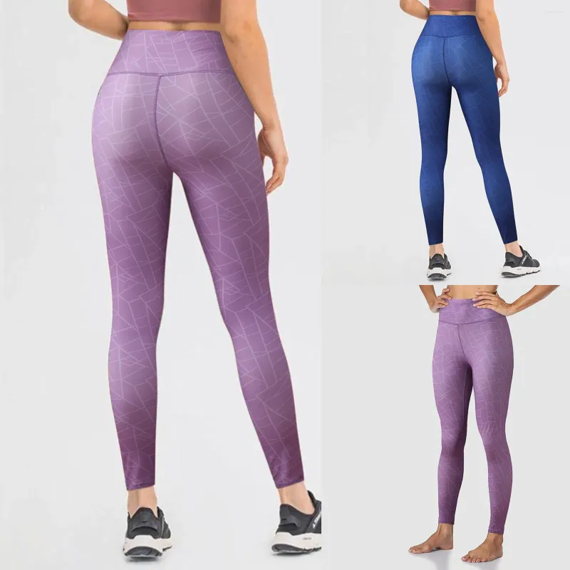 Pantalon actif Femmes Yoga Long Sports Sports Leggings Fitness LEGGING FLAT BELLY TIRPTANT