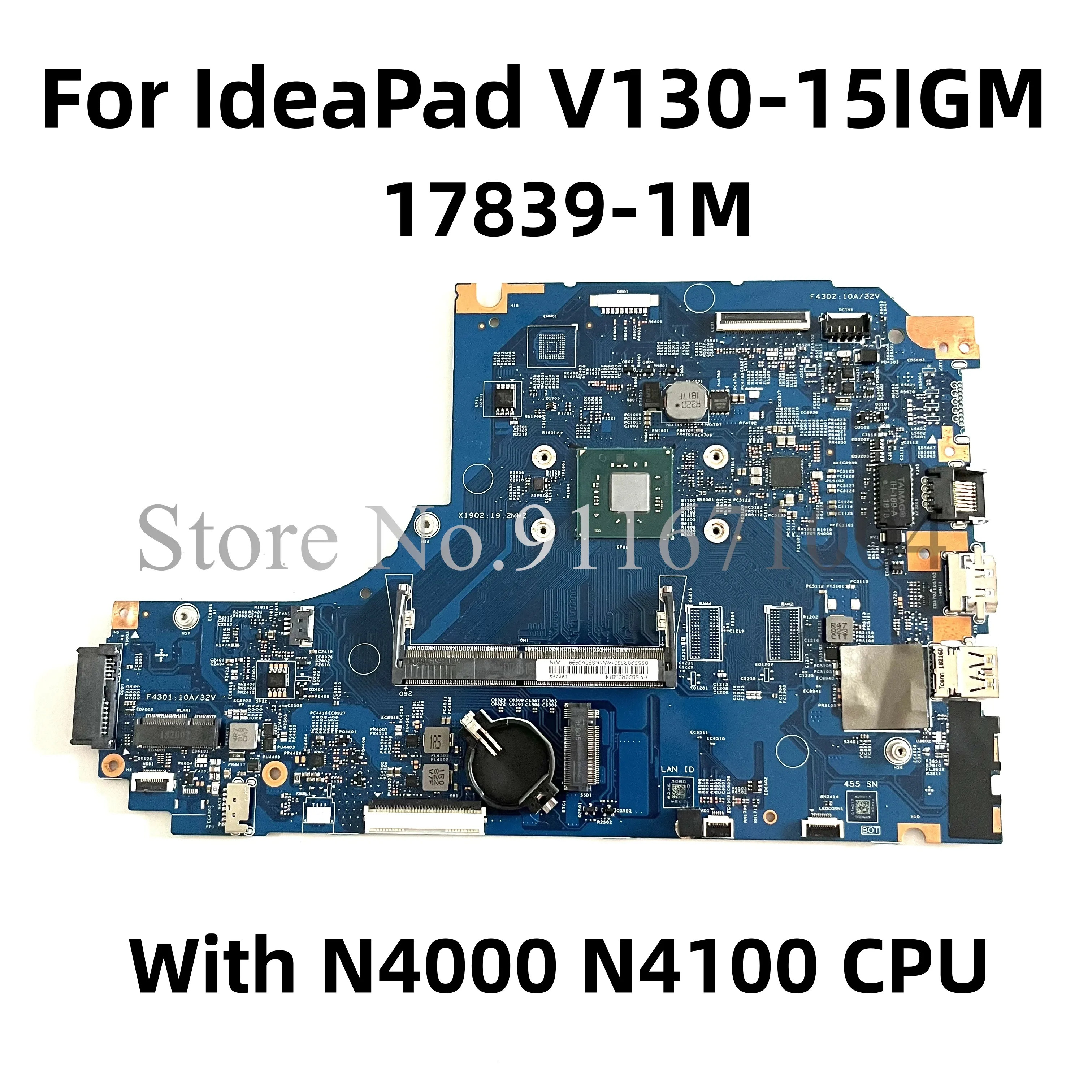 N4000 N4100 N5000 CPU UMA LV315GM MB 메인 보드 100% 완전 테스트