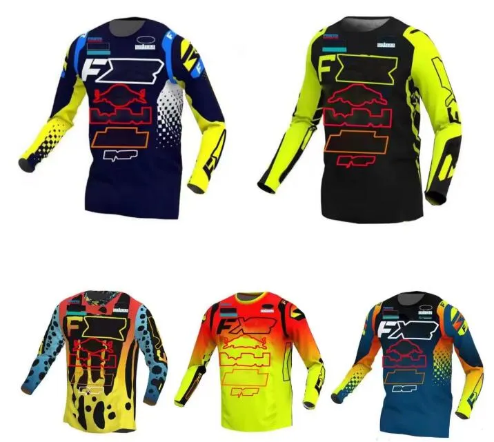 2024 Nouvelle moto en downhill Jersey Mountain Cross-Country Riding Jersey même personnalisé