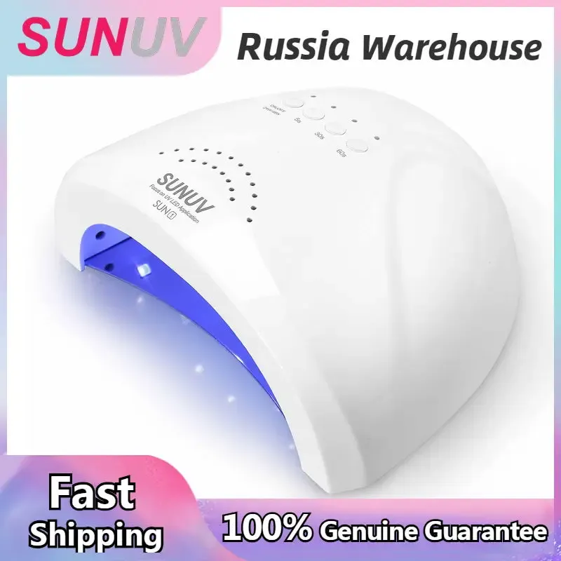 医学Sun1 UV LEDランプオリジナルSunuv Sunone Dryer for Manicuristの硬化ネイルジェルポーランドプロフェッショナルネイルアートツール