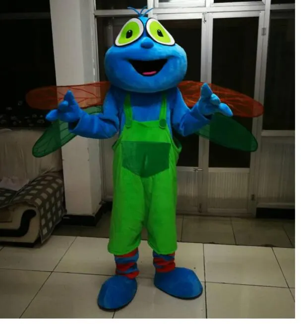 Halloween Dragonfly Mascot Costume Cartoon Animal Anime THEME CHARME ADULT VILLE AUTRE CARNIVAL ANNIVERSAIRE FÊTE DE FANIFICATION