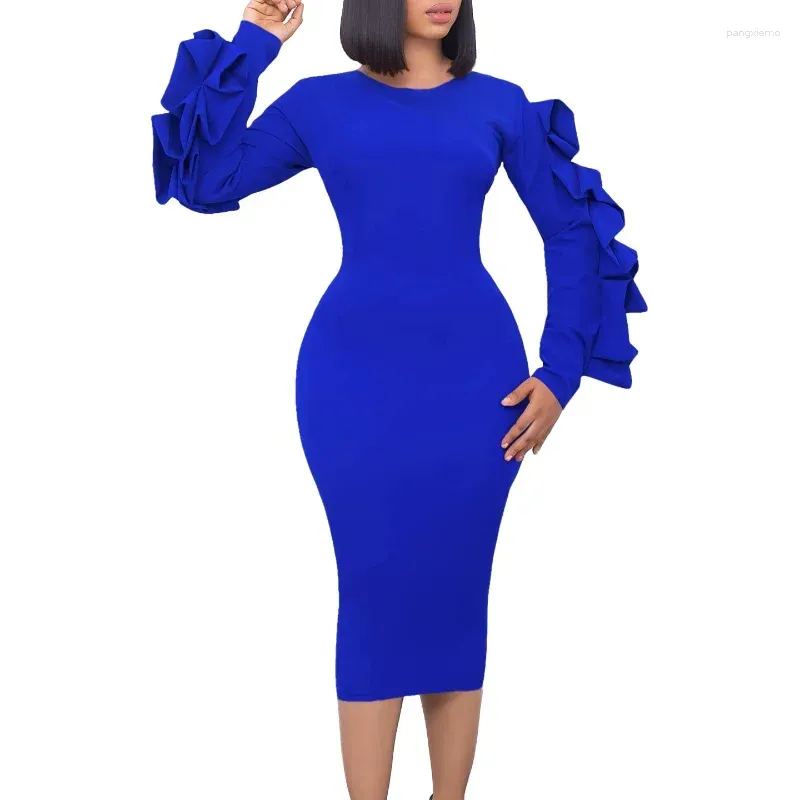 knee length dresses for ladies Square Neck Shapewear Midi Work Dress | Built-In Slimming