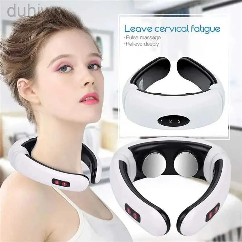 Full Body Massager FODRK Electric Neck Massager Neck and Shoulder Massager Pain Relief Health Care Relaxation Tool Intelligent Cervical Massager 240407