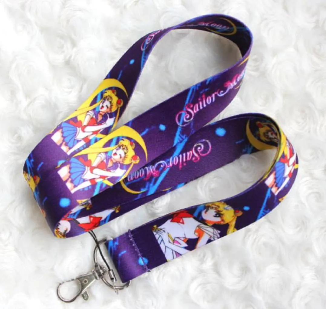 20pcslot Cartoon girls love Neck Lanyard for MP34 cell phone Straps Charms DS lite Iron buckle key chain4720785