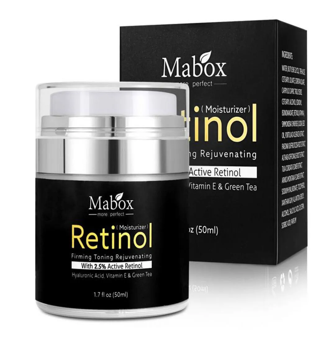 In voorraad mabox retinol 25 moisturizer gezichtscrème en oog vitamine e dag en dag hydraterende crèmes 1597068