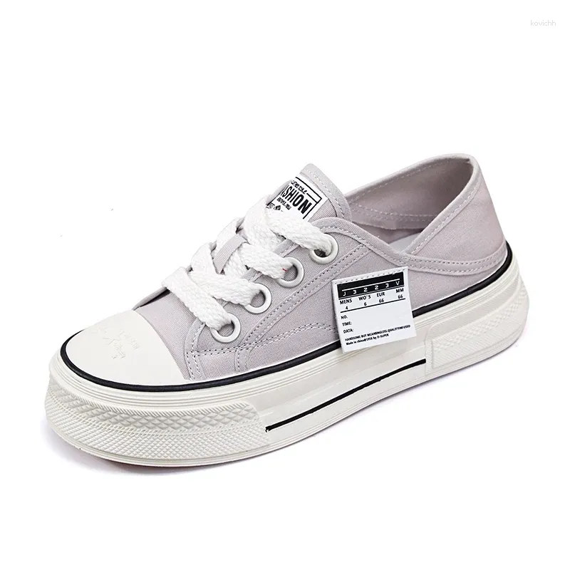 Dress Shoes Trend Korean Version Low Top Canvas Classic Evergreen Style Student Retro Harajuku Couple