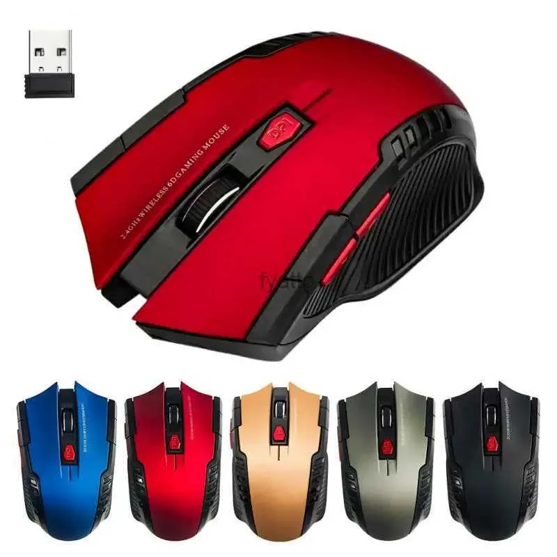 Ratos ryra 2.4g mouse de gaming sem fio de 6 teclas 1600dpi Optical USB Adequado para laptops PC Consoles CSGO PUBG LOL H240407