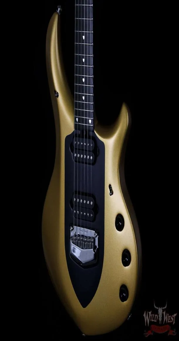 Musicman 6 Strings John Petrucci Majesté Gol Mine Guitare électrique Tremolo Bridge Whammy Bar Chrome Hardware Decorative 9V BAT4189422