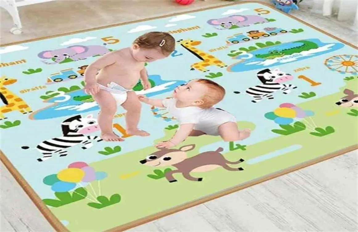 Xpe 200x180cm bebek oyun mat bulmaca çocuklar039s paspas kalınlaşmış tapete infantil bebek odası sürünme ped katlanır mat bebek halı 218003242