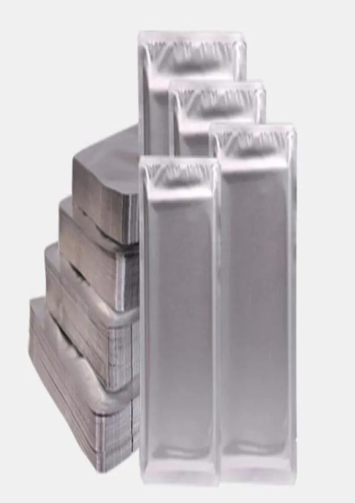 Emballage en aluminium en aluminium aspirateur plastique bouche plate scellée pur aluminium hrésidé couvercle de film sac multisize.