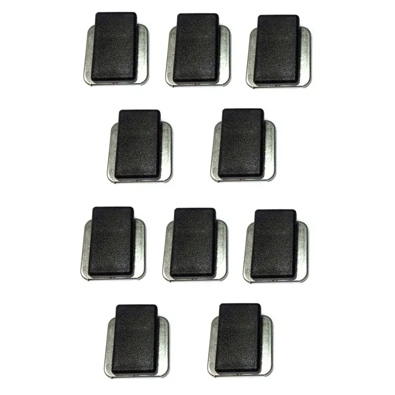 Adaptateurs Lot 10pcs Clip de rechange Clip à main le haut-parleur microphone microphone pour Motorola PMMN4013A 4021 4022 4013 4051 4025 Walkie Talkie