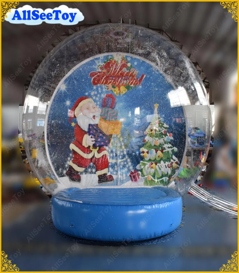 Inflatable Human Size Snow GlobeGiant Snow Globe Christmas Po GlobeCommercial QualityFast Delivery Can Blow Snow2190967