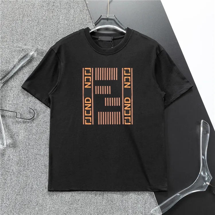 2024 Marque de mode d'été à manches courtes à manches décontractées tout-correspond-par correspondant nouvelle lettre imprimée manche rond le t-shirt de coton masculin et féminin M-xxxl88