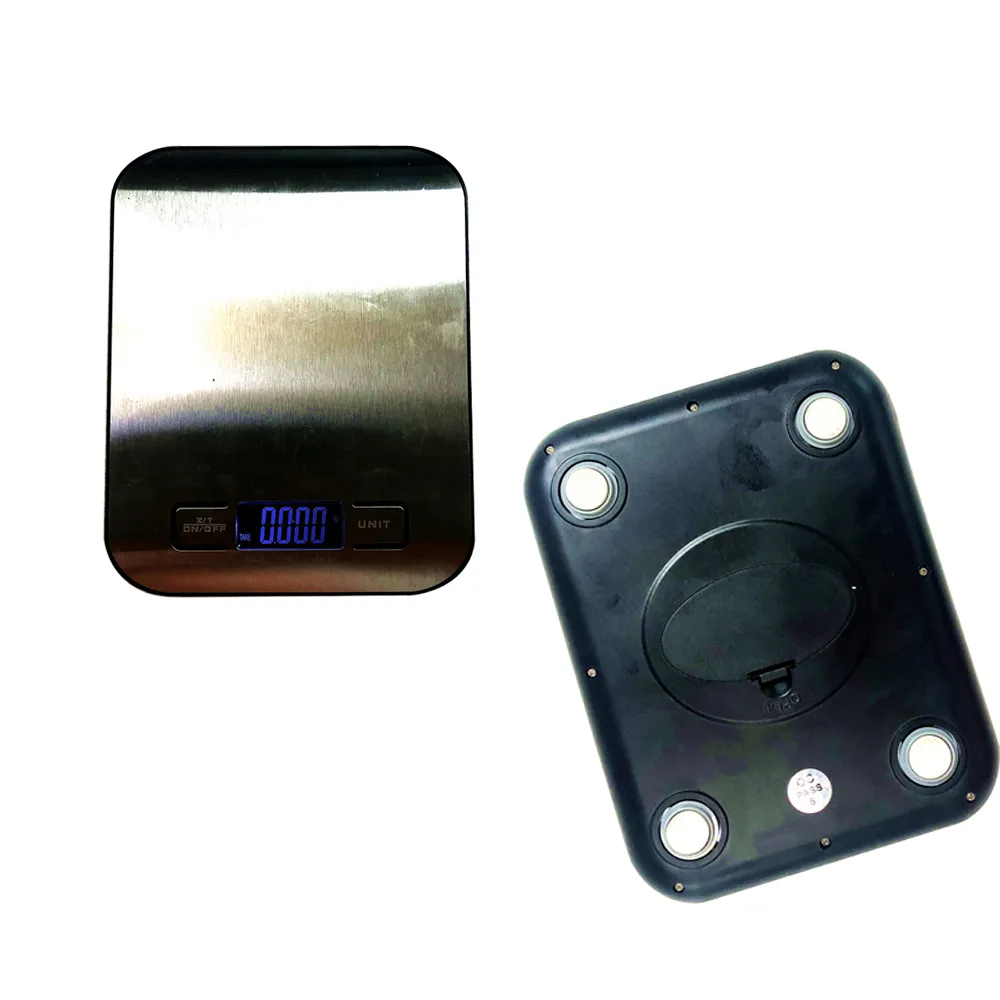 Salle de bain numérique Échelles de pesée de la salle de bain Muisse de cuisine Échelle d'équilibre de poids