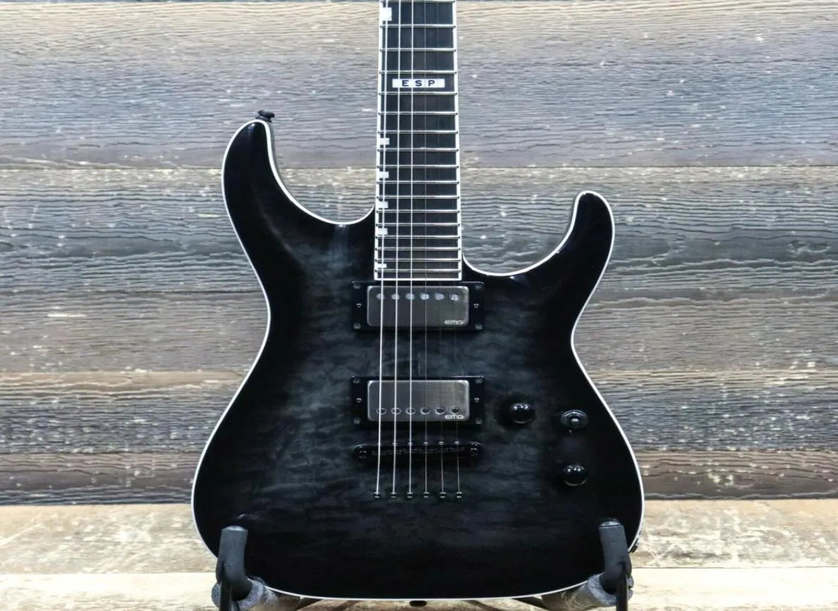 Es p eii horizon ntii se genom svart sunburst emg pickups el gitarr3106141