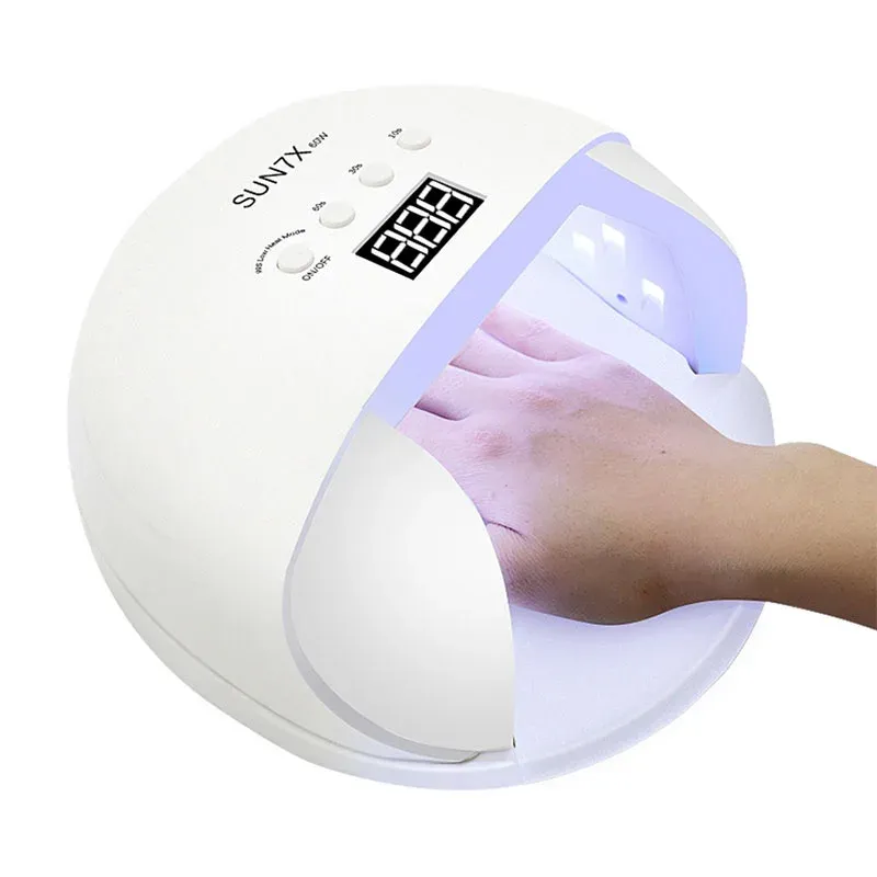 Guns Sun7x Professional 60w Uv Led Lamp Electric Nail Best Curing Lamp for Nails Dryer with 4 Timers Led Uv Lamp Nails Art Hine