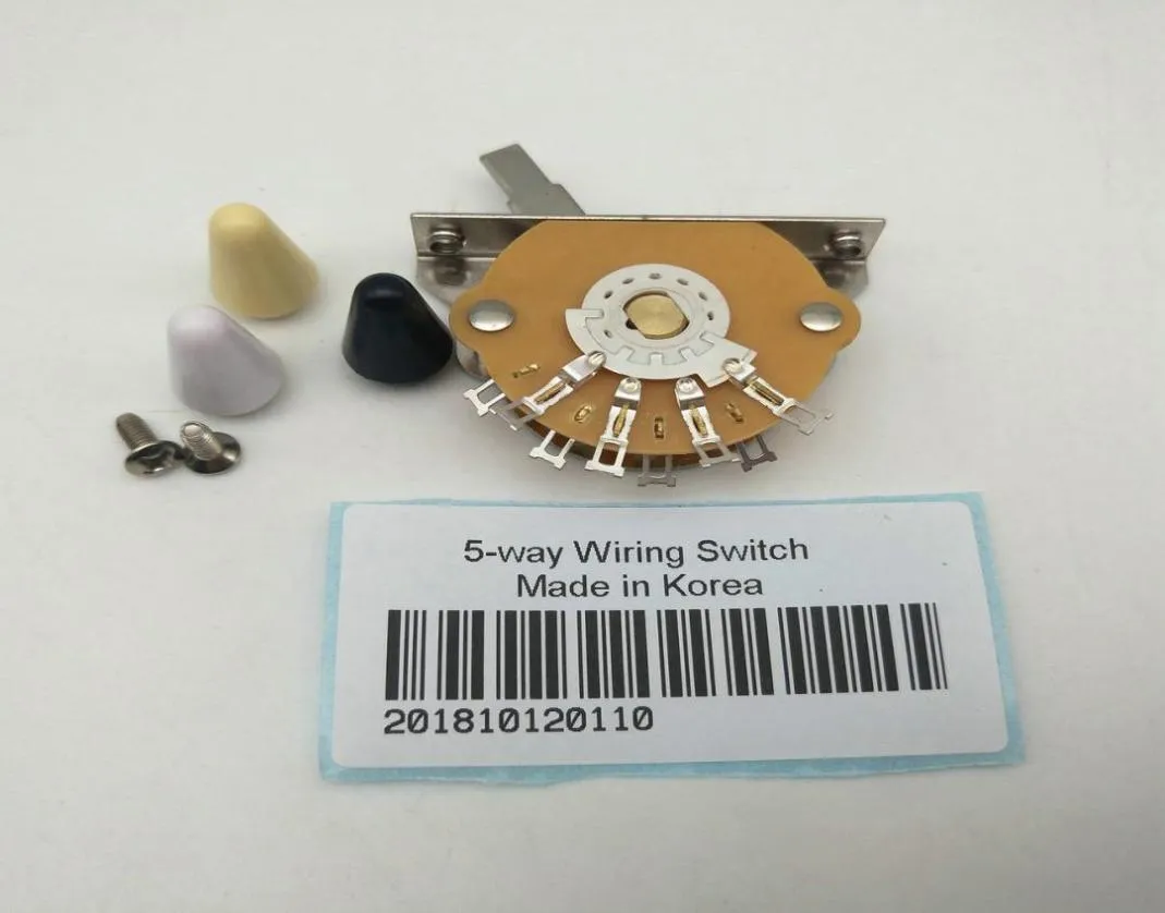 Högkvalitativ OakGrigsby 5way Blade Switch Selector Metal Copper Movement Guitar Delle Made in Korea5547122