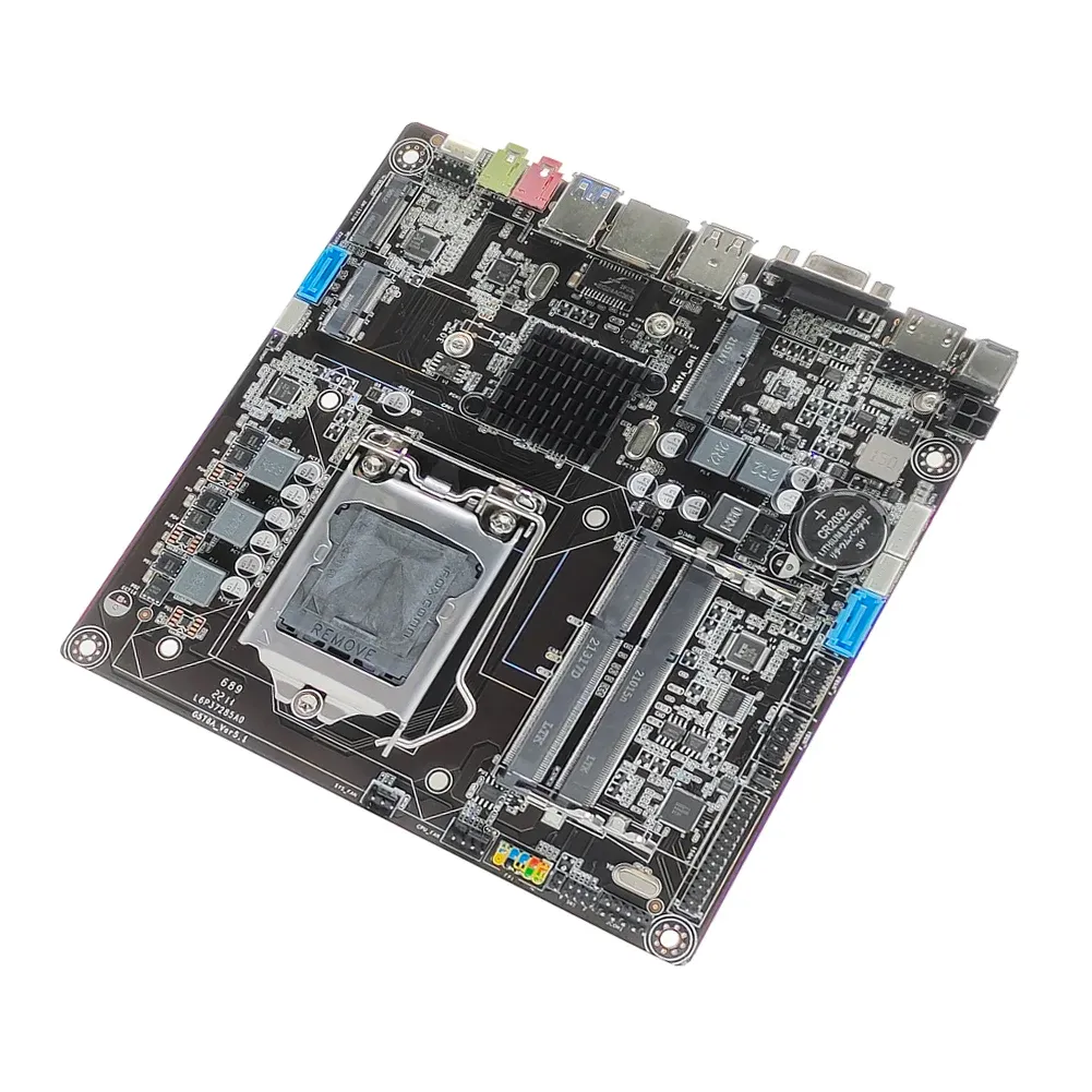 Moderbrädor H81 Mini ITX Motherboard DDR3 1600 MHz 16GB LGA1150 GAMING MOMERBODBED USB3.0/VGA/HDMICOMPATIBLE/RJ45 PC Motherboard 4/5th Gen