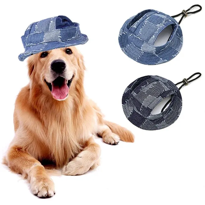 Vestimenta de ropa de perro sombrero solar de protección princesa sol lindo cachorro de guarnición de guarnición con orejas abiertas 2024