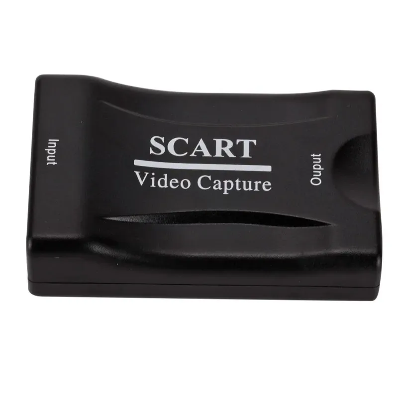 USB 2.0 Video Capture Card 1080p Scart Gaming Record Box Live Streaming Recording Home Office DVD Grabber Plug and Play