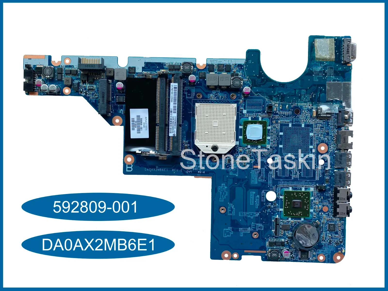 Mãe -mãe Melhor Valor 592809001 Para HP G42 G62 Laptop Motherboard DA0AX2MB6E1 DDR3 100% testado