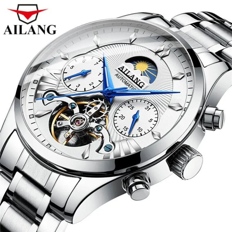 Men's watch Business Automatic stainless steel case AILANG8509