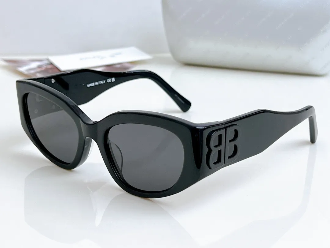 Męskie damskie okulary przeciwsłoneczne bb okulary przeciwsłoneczne dla kobiet okulary przeciwsłoneczne kota oka rama moda szklana soczewki okulary dla mężczyzny bb0324 z oryginalnymi skrzynkami skrzynek