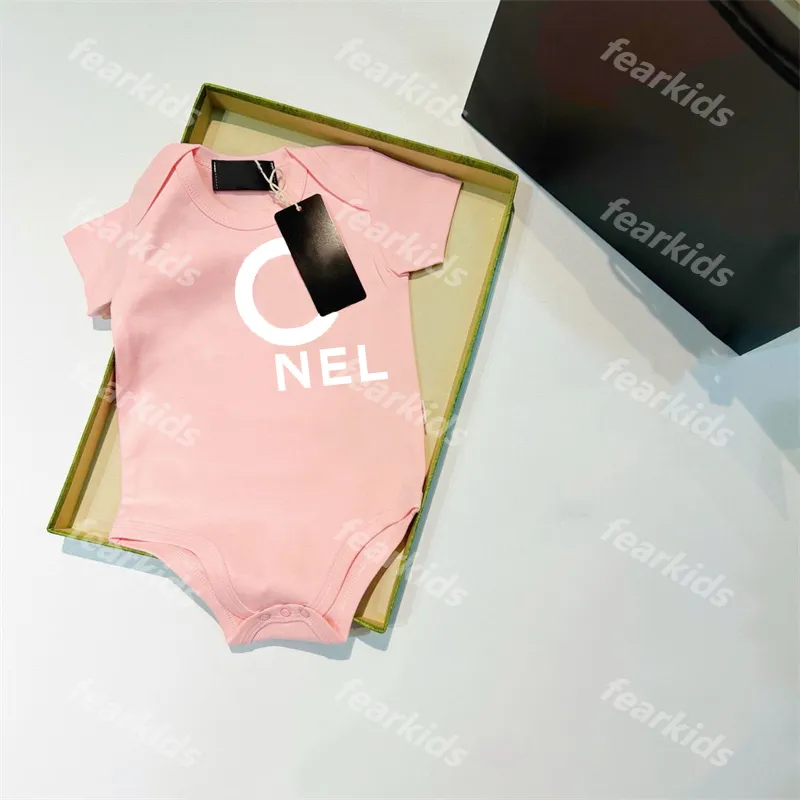 Designer Baby Bodysuits   Luxury Short Sleeve Rompers... 
