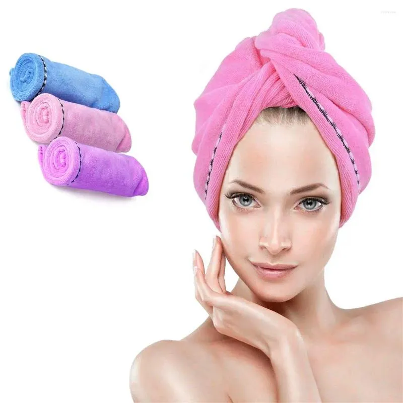 Toalla Microfibra para el cabello Wrap de 11x26 pulgadas Turbas de secado rápido Anti -Rizz Toallas para HAI rizado largo y grueso