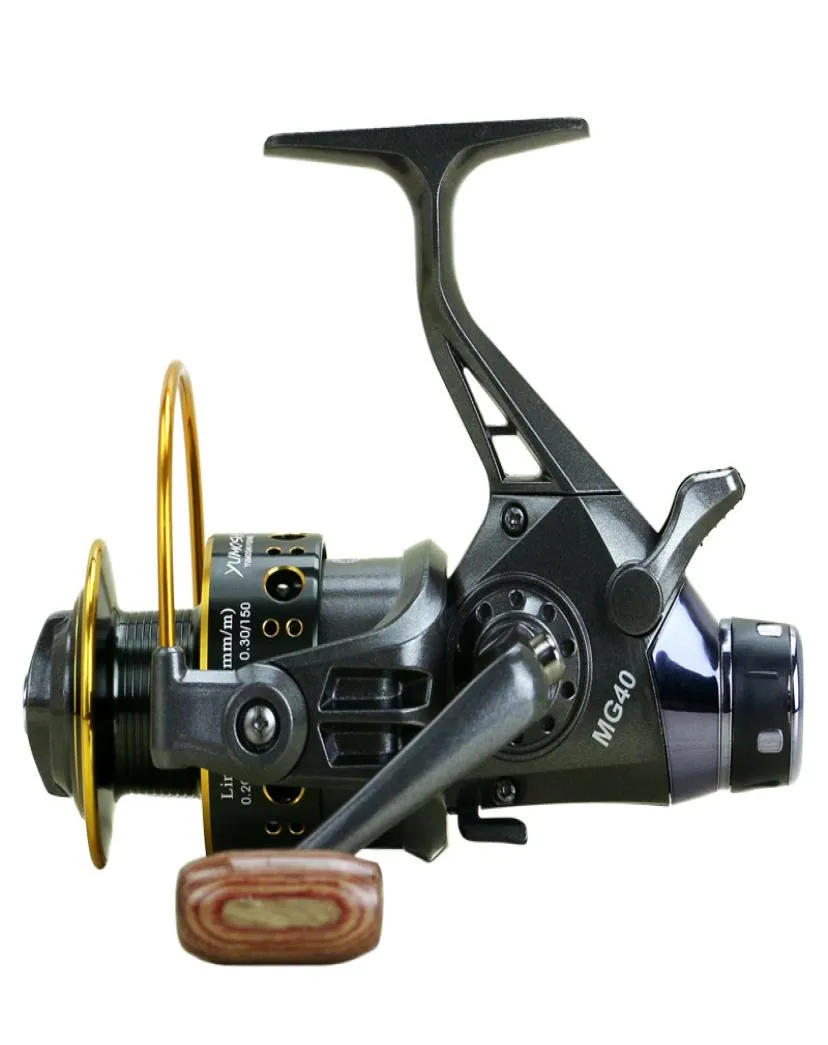 101BB Bearing Double Drag Fishing Spinning Reel MG 30006000 Series Gear Ratio 521 Dual Brake Carp Feeder Fishing Wheel5215944
