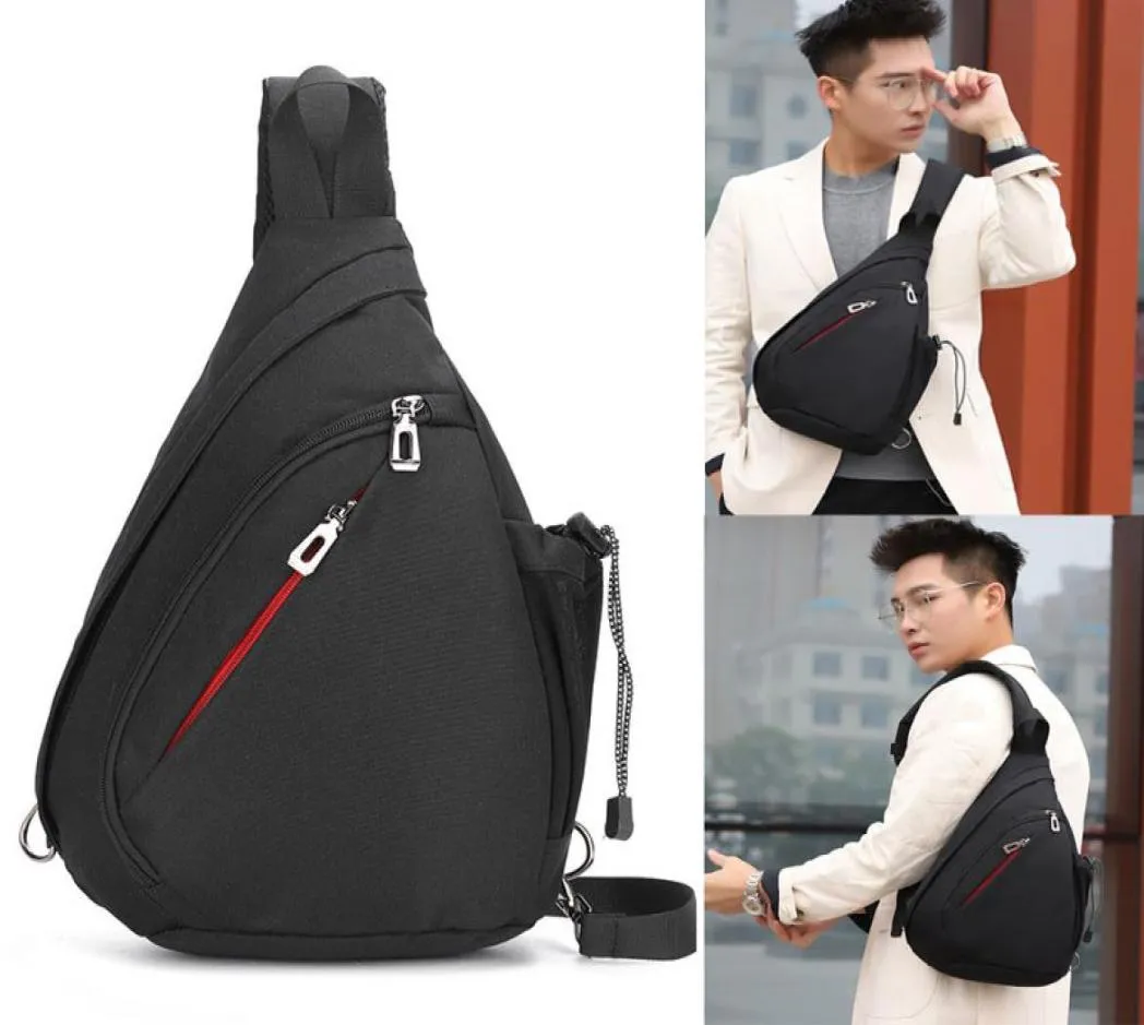 Men One Shoulder Backpack Versatile Travel Cycling Fashion USB Messenger Bag Hiking Camping Trekking Climbing Sling Bags Pack8170931