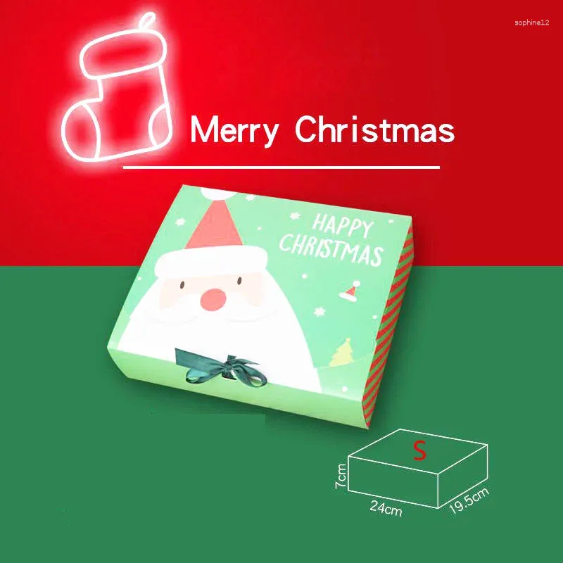 Present Wrap 20 Pieces/Lot Korean Style Christmas Packing Box PaperJam Candy Storage Creative Carton Decorations