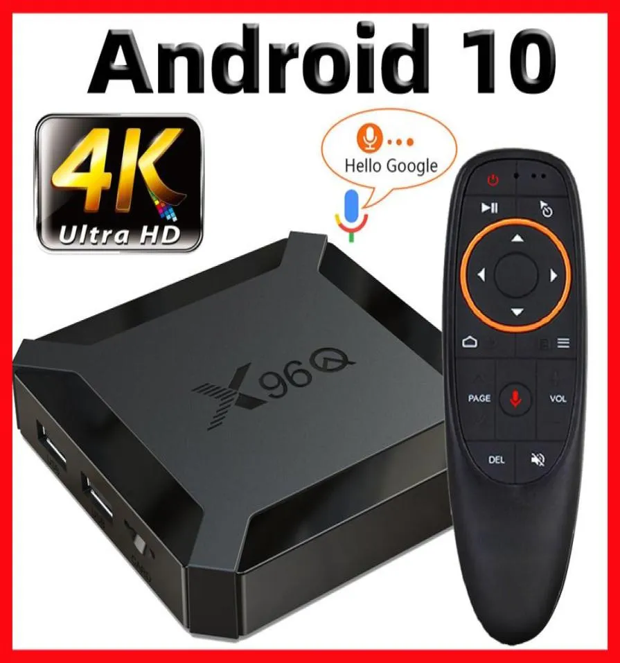 X96Q TV Box Android 10 Smart TV Box X96 Q TVBox Allwinner H313 Quad Core 4K 60FPS 24G WiFi Google PlayStore YouTube VS X96 Mini4498304