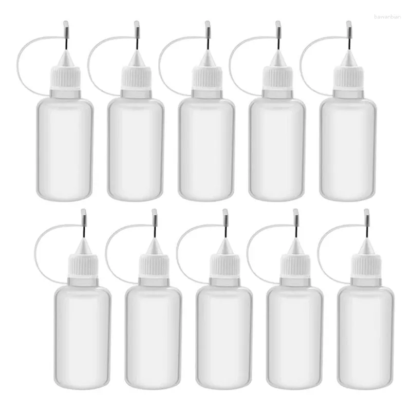 Bouteilles de rangement 20pcs 30 ml Plastique Poublable APPLICATION APPLICATION REMPLILLABLE PRINCIPAGE AVEC CAPA