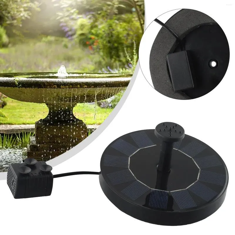 Trädgårdsdekorationer 1st Solar Fountain Floating Pump Water Feature Pool Bird Bath Pond Outdoor
