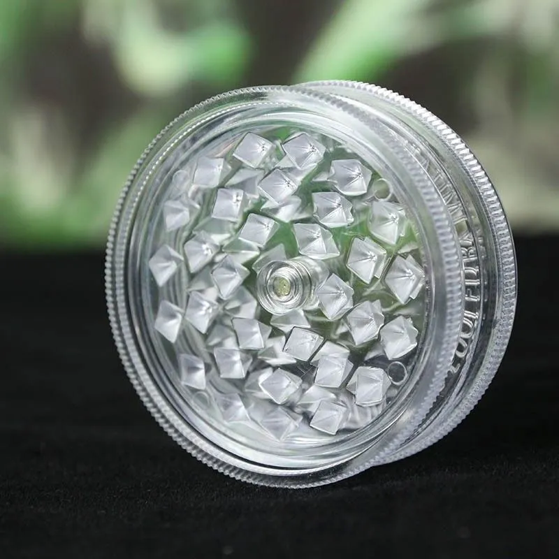 60*30MM Plastic Tabacoo Grinder for Dry Herb 3 Layers with dispay box Smoking e cig accessories Color DHL