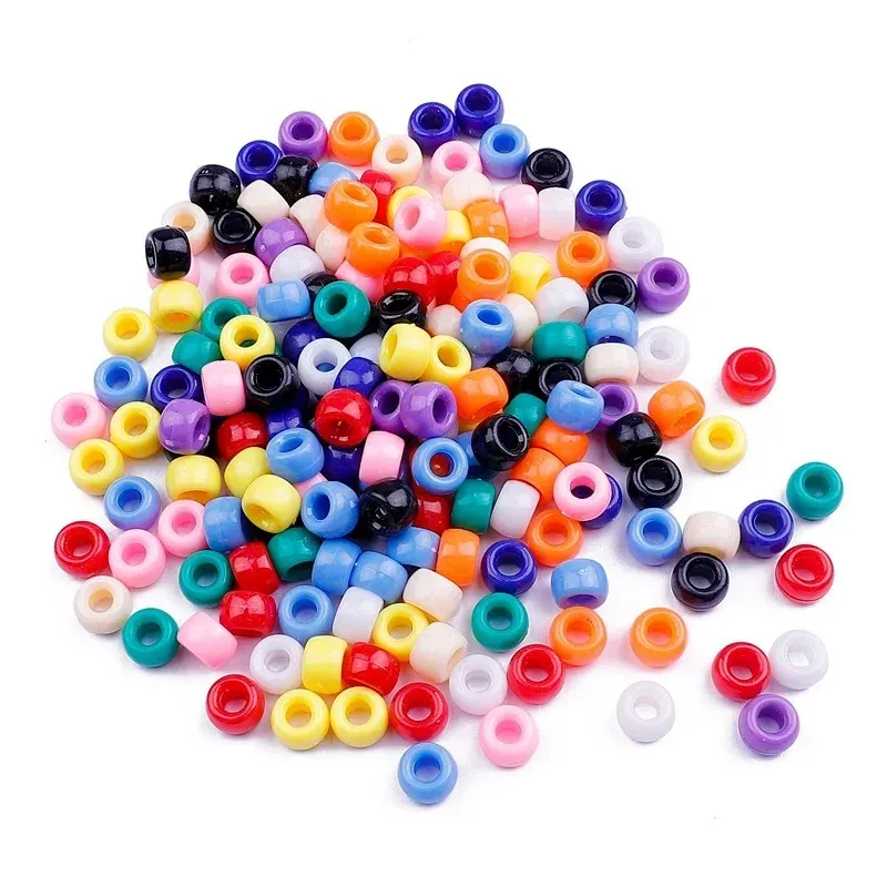 2024 /bag Crochet Kids Multi Coloured Braids Hair Dread Dreadlock Beads Rings Tube for Styling Accessories Hair Styling Tools for