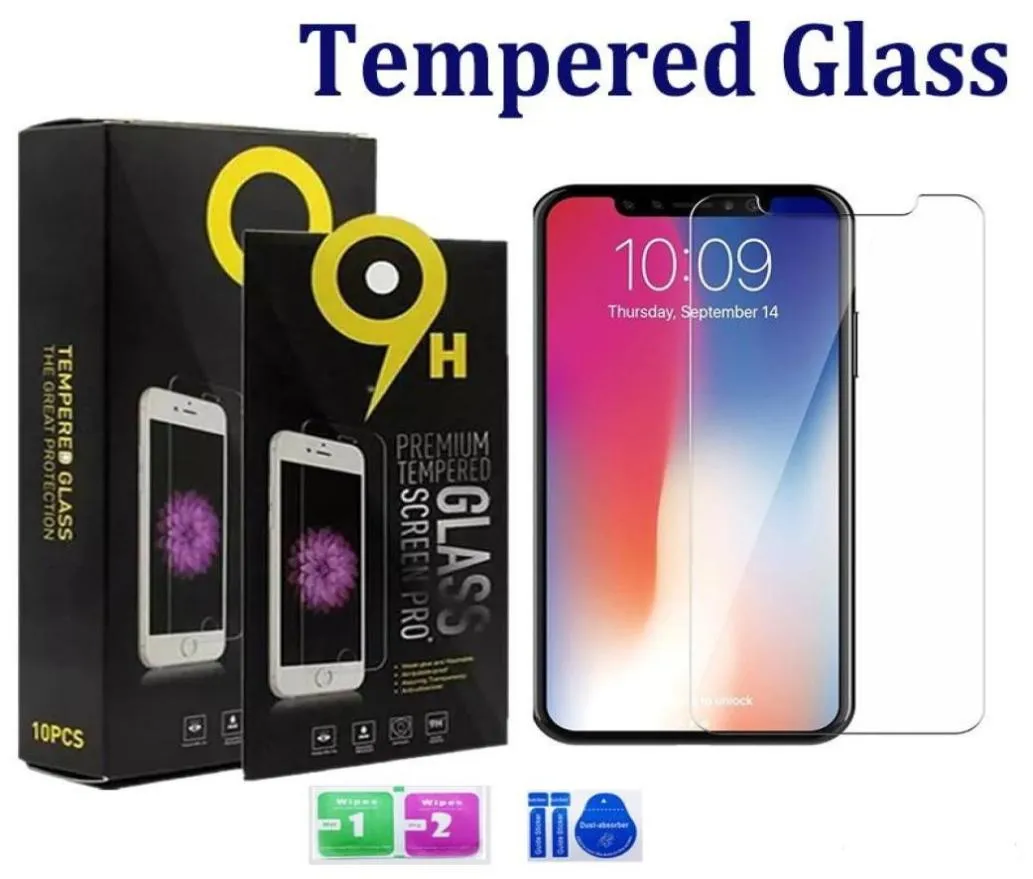 Verre tempérée pour iPhone 14 13 Pro Max X XS MAX XR Protector Film Protective 2764471