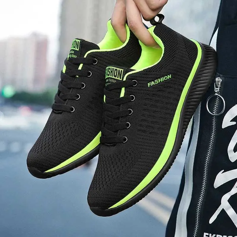 Athletic Outdoor Athletic Shoes For Men Shoes Sneakers Black Shoes Casual Men Women Knit Sneakers andningsbara Athletic Running Walking Gymskor 240407