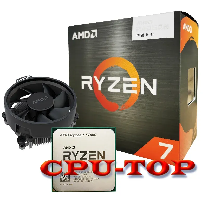 CPU AMD Ryzen 7 5700G R7 5700G 3,8 GHz Huitcore 16THREAD 65W Processeur CPU L3 = 16M 100000000263 Socket AM4 NOUVEAU ET AVEZ FAN