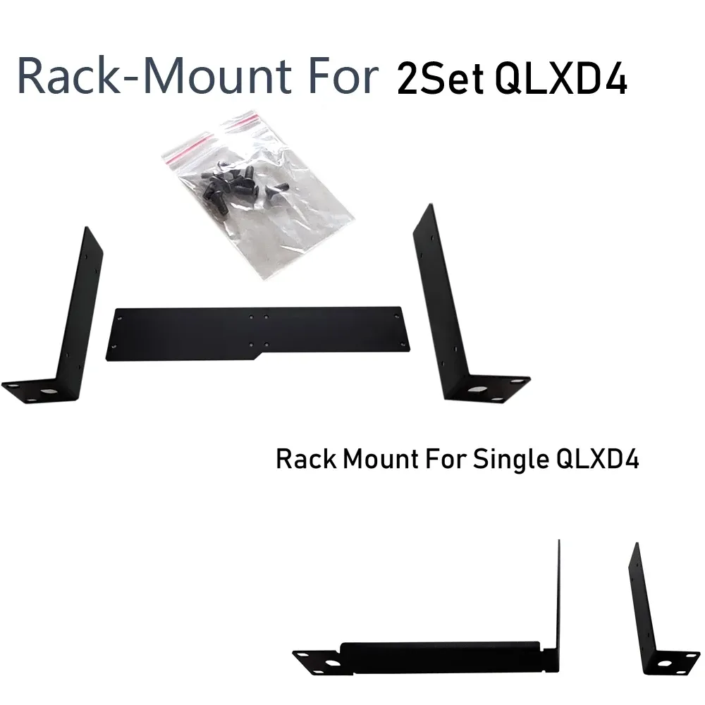 Acessórios para montagem de rack de óculos leicozic para qlxd4 ew135g3 ew135g4 ew300g3 ew500g3 pro sem fio microfone microfono rackmount receptor