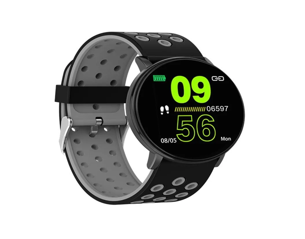 Fitness Tracker Watch Men Relógio de pressão arterial redonda Smartwatch Smartwatch Sport Sport Health Smart Bracelet para Android OS Wristw2626857