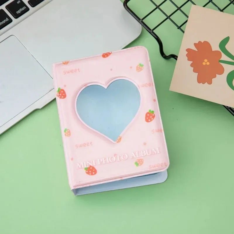3 pouces Kpop Card Binder Photo Album Butterfly Love Hollow 40 POCHETS NOM Book Photocard ID Holder