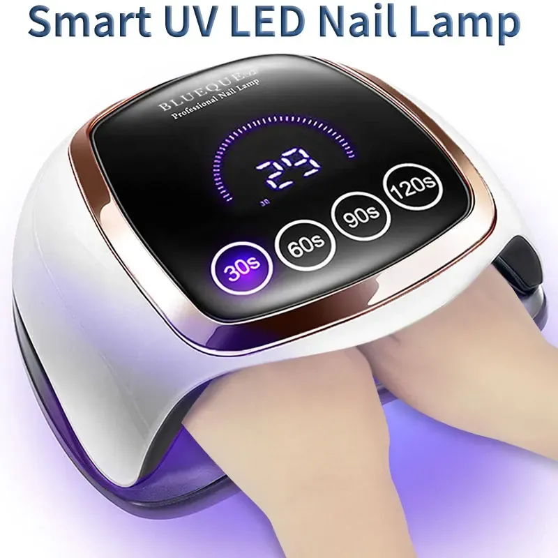 Lampe LED UV Sun UV pour les ongles lampe de manucure de séchage avec fonction de mémoire Affichage LCD LED professionnel lampe à ongles LED pour les outils de salon à ongles