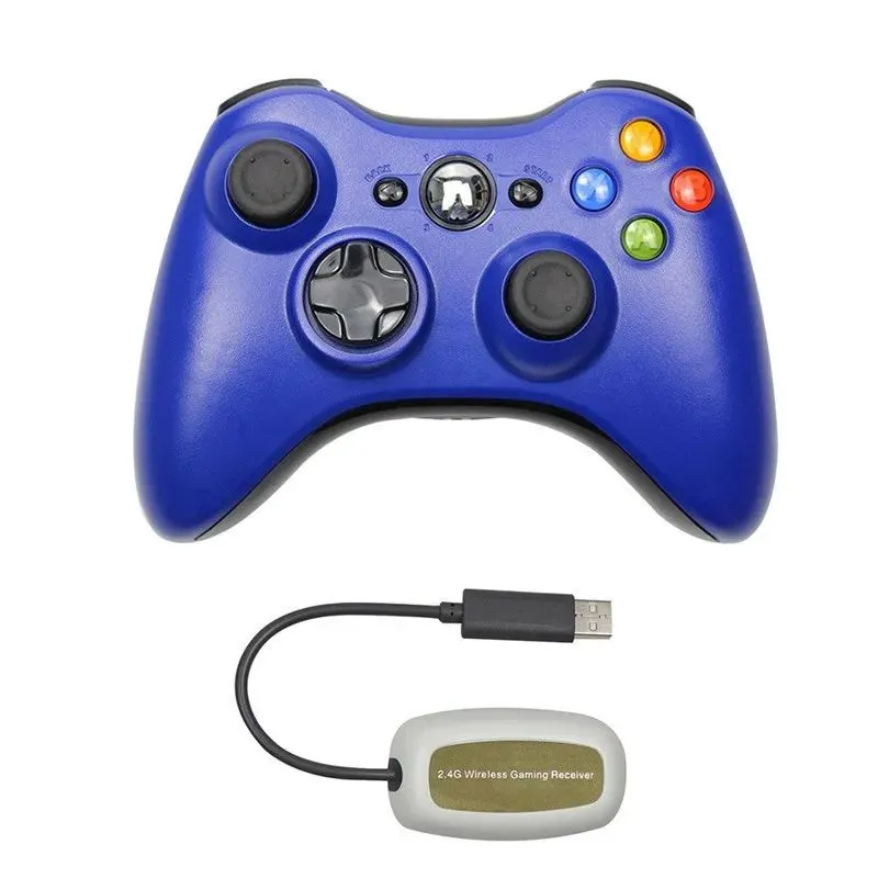 Wireless Controller for Xbox 360 Joystick for Microsoft PC Windows 7 8 10 Gamepad For X box 360 Wireless Controller PC Receive with retail box