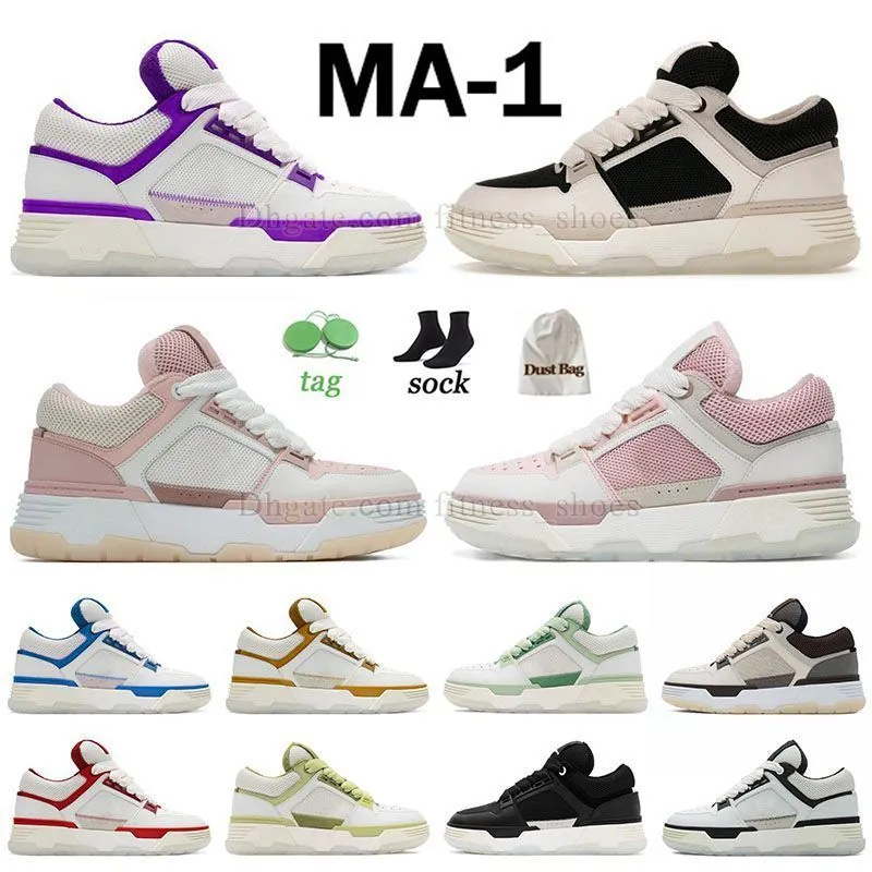 Dhgates Trainer MA 1 Bruine Walk Casual Shoes Amirir Luxe Cream Zwart Designer MA1 MA2 PLAAT-FORME Beige Dhgate.com Vrouw Big Size Us 12 Mint Green White Sneaker