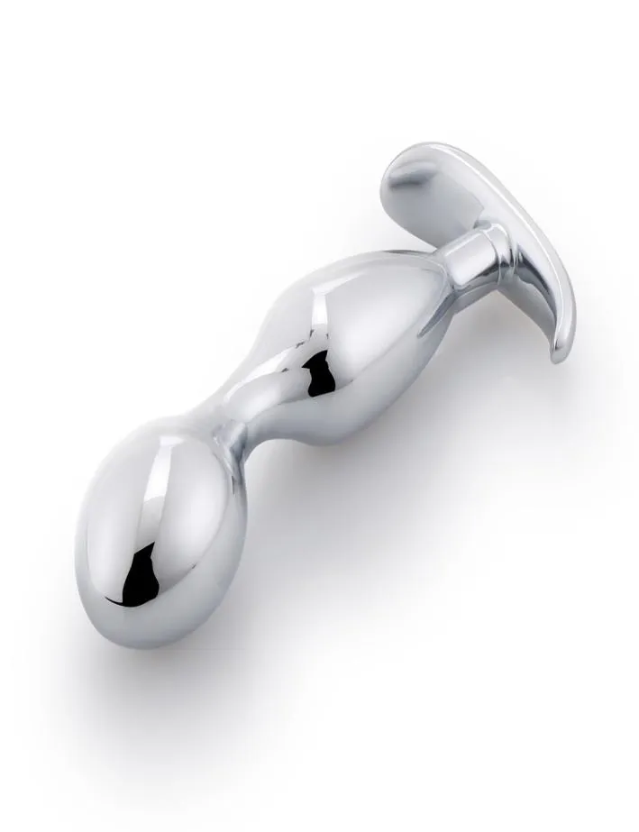 Large Size Prostate Massager Fun Gspot Metal Anal Beads Hook Butt Plug Jewelry Crystal Adult Sex Toy For Men Women Y1907163117158