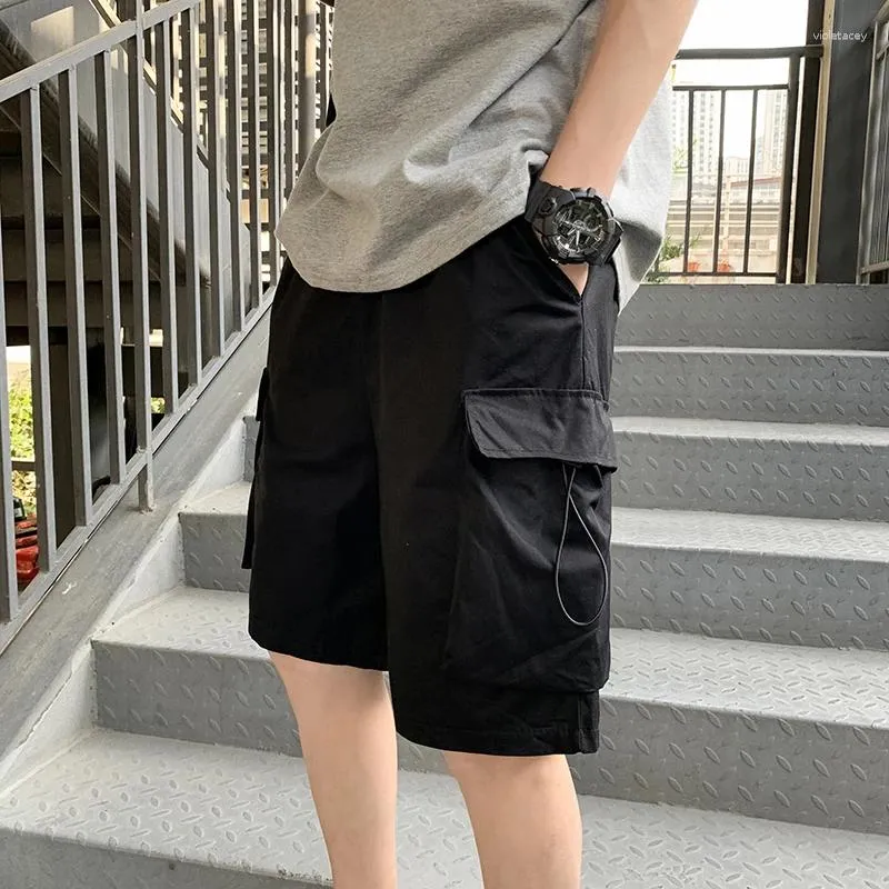 Herren Shorts Fashion Cargo Mens Tactical Hosen lässig große Taschensportpaneelen Hose Plus Größe für männliche A200
